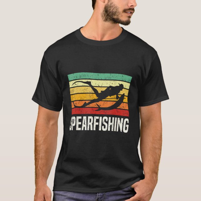 Spearfishing Spearfisher T-Shirt (Front)