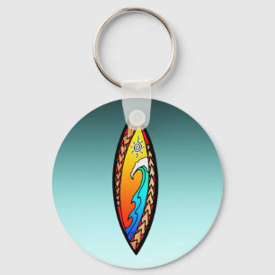 Spearhead Wave Key Ring