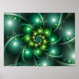 Spearmint Spiral Poster