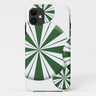 Spearmint Stripe Candy iPhone 11 Case