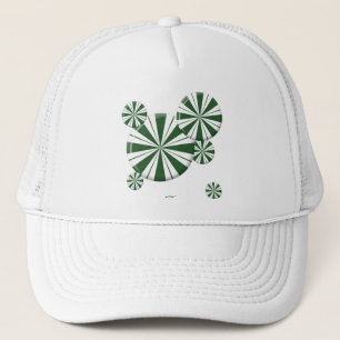 Spearmint Stripe Candy Trucker Hat