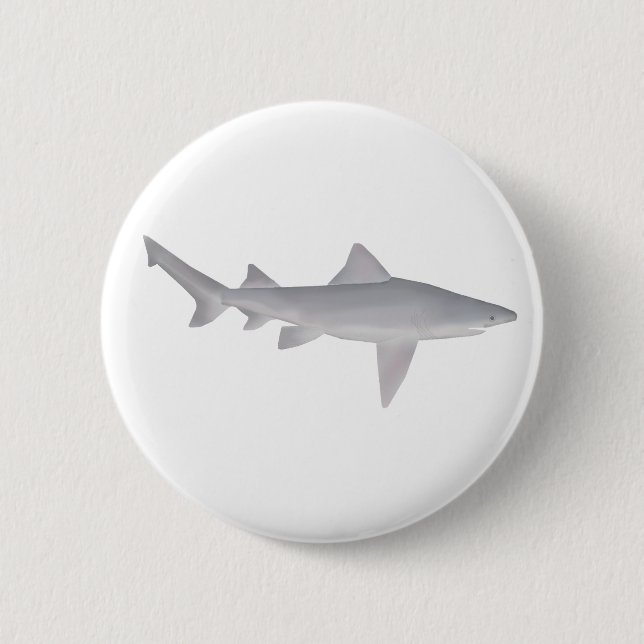 Speartooth Shark 6 Cm Round Badge (Front)