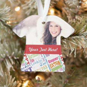 Special 100th Birthday Party Personalised Gifts Ornament