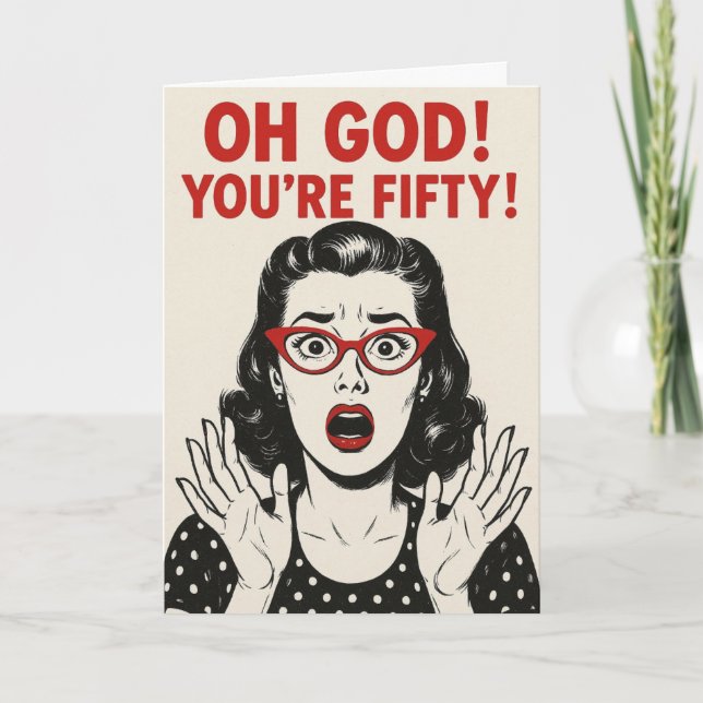 Special 50th Birthday card (Front)