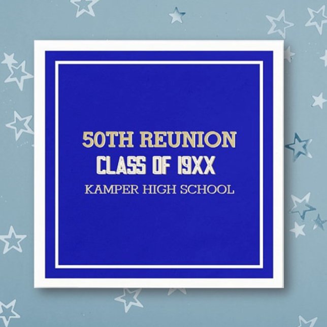 Special 50th Reunion! Class Reunion Napkins (Creator Uploaded)