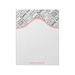 Special 55th Birthday Party Personalised Gifts Notepad