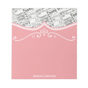 Special  80th Birthday Party Personalised Gifts Notepad