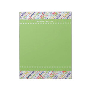 Special  80th Birthday Party Personalized Gifts Notepad