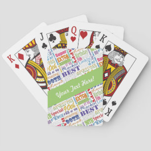 Special 90th Birthday Party Personalised Gifts Playing Cards