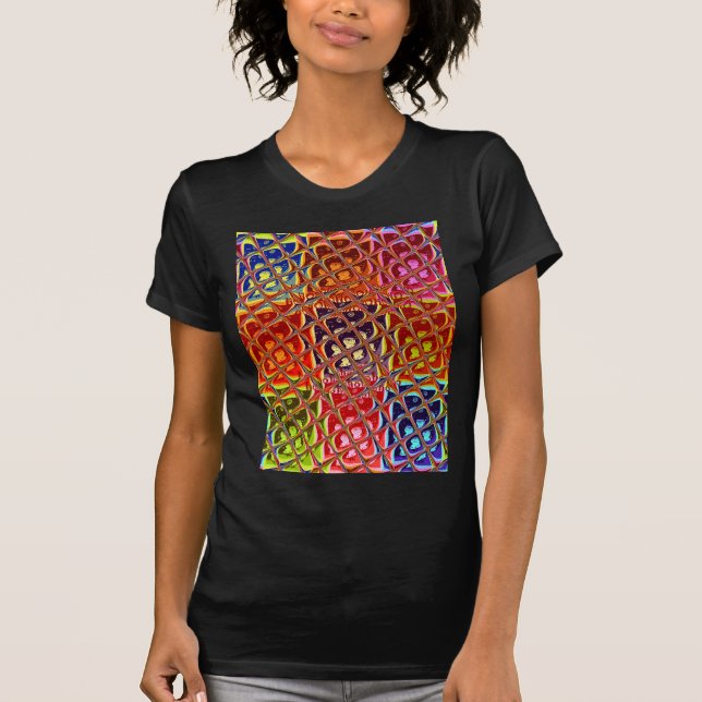 Special Abstract Christmas Colours T-Shirt (Front)