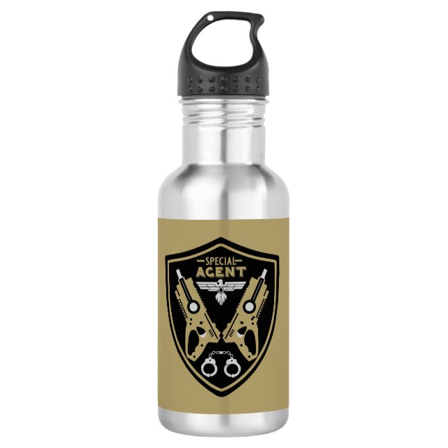 Special Agent Kid 532 Ml Water Bottle (Front)