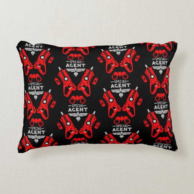 Special Agent Kid Decorative Cushion (Front)