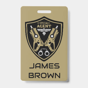 Special Agent Kid ID Badge