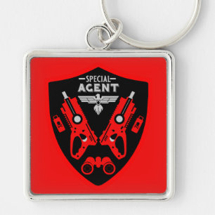 Special Agent Kid Key Ring
