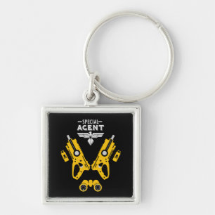 Special Agent Kid Key Ring