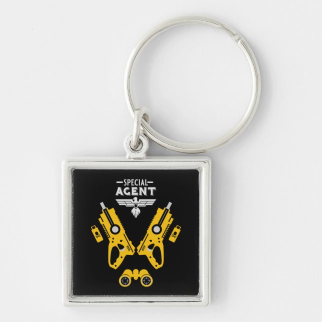 Special Agent Kid Key Ring (Front)