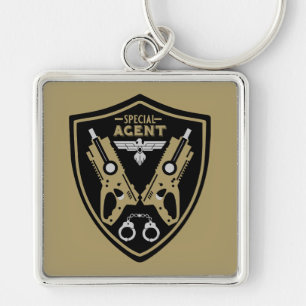 Special Agent Kid Key Ring