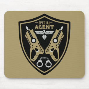 Special Agent Kid Mouse Pad