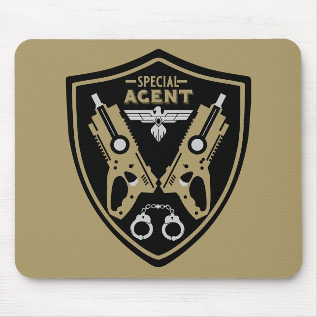 Special Agent Kid Mouse Pad (Front)