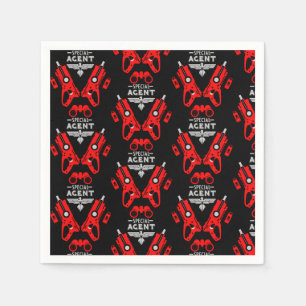 Special Agent Kid Napkin