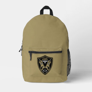 Special Agent Kid Printed Backpack