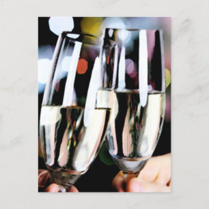 Special Announcement Save the Date Toast Postcard