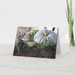 **SPECIAL AUTUMN BIRTHDAY WISHES FRIEND" CARD