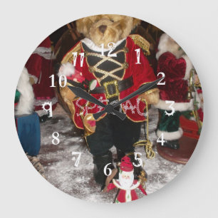 Special Beautiful Christmas Santa Funny  Large Clock