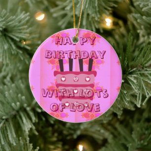 Special Birthday Ceramic Ornament