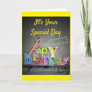 SPECIAL BIRTHDAY FOR A VERY *SPECIAL PERSON* CARD