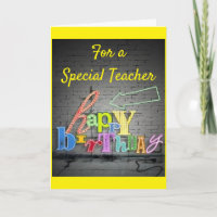 SPECIAL BIRTHDAY FOR A VERY ***SPECIAL TEACHER***