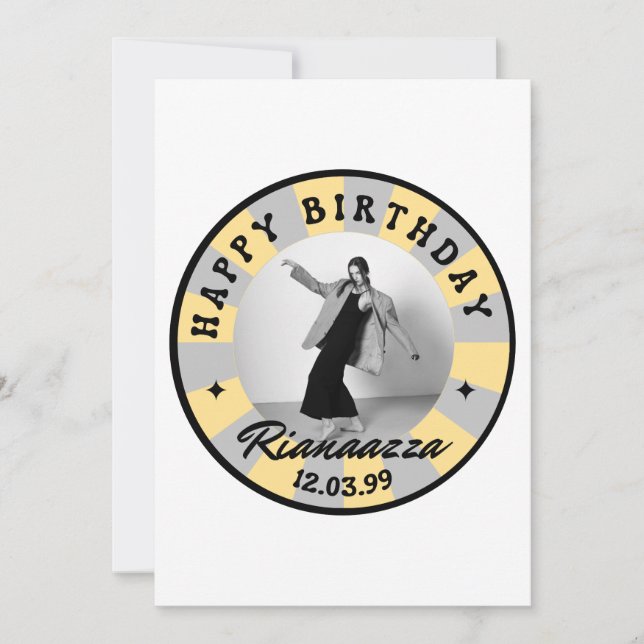 special birthday  invitation (Front)