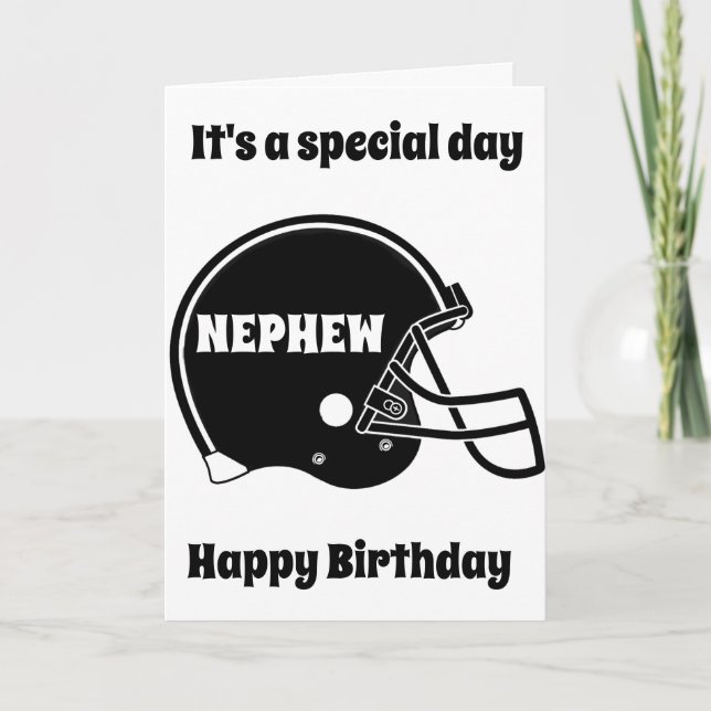 **SPECIAL BIRTHDAY** SPECIAL BOY "SPECIAL NEPHEW!! CARD (Front)