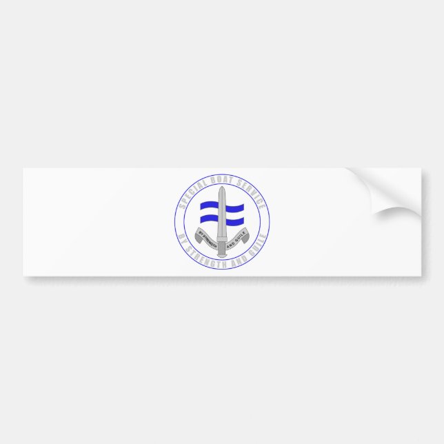 Special Boat Service Bumper Sticker (Front)