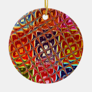 Special Christmas colours Snow  Santa HoHoho Pop A Ceramic Tree Decoration