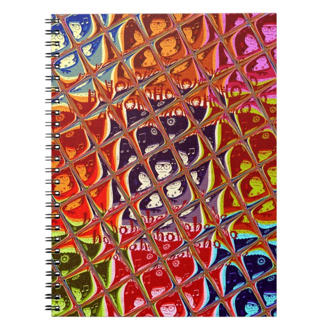 Special Christmas colours Snow  Santa HoHoho Pop A Notebook (Front)