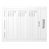 Special coffee roaster checklist