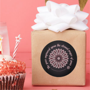 SPECIAL COLORFULL MODERN GIFT DAUGHTER SISTER MOM  CLASSIC ROUND STICKER