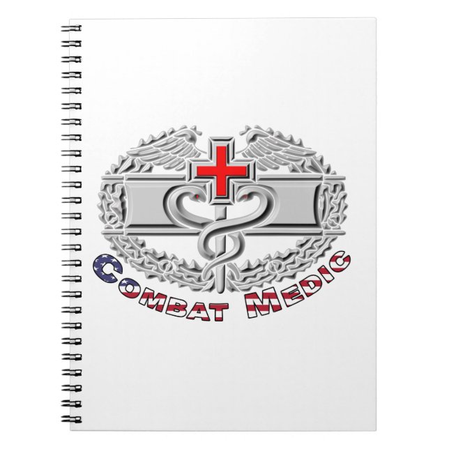 Special Combat Medic Badge Design Notebook (Front)