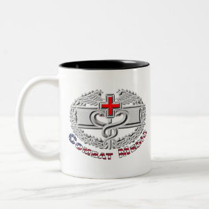 Special Combat Medic Badge Design Two-Tone Coffee Mug