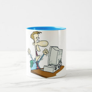 "SPECIAL COMPUTER GEEK'S" Two-Tone COFFEE MUG