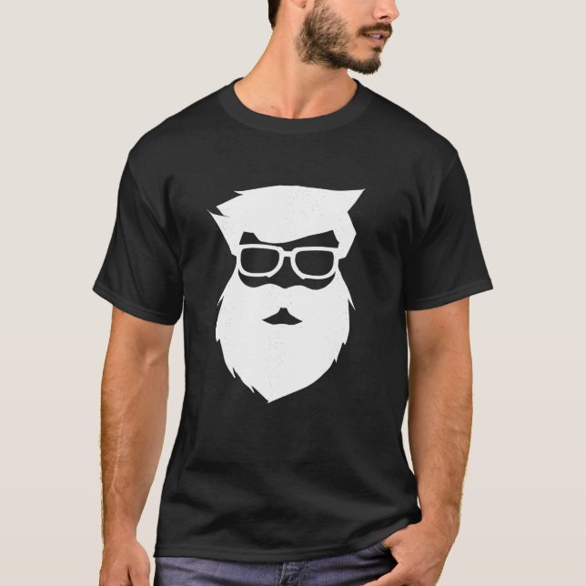 Special Cool SANTA Tee Hipster Coolest Sunglasses (Front)