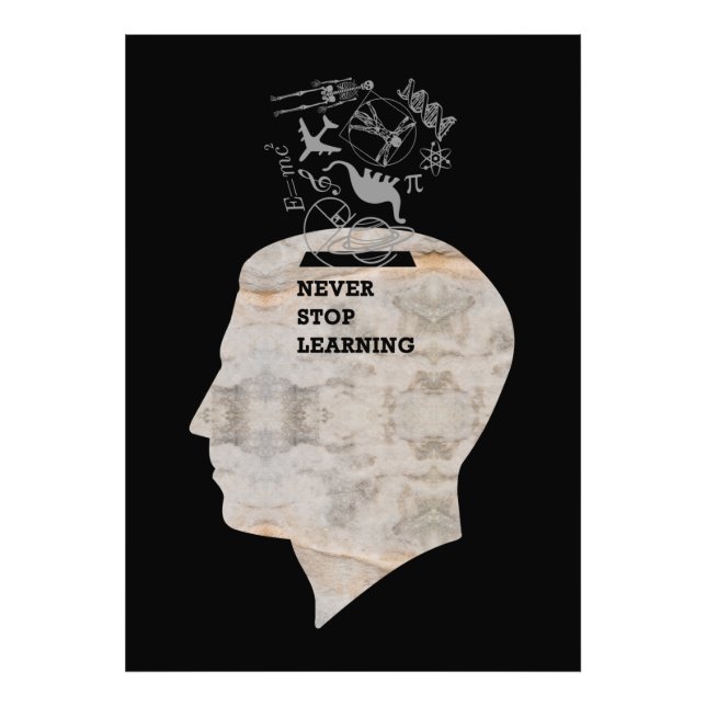 SPECIAL COVER - NEVER STOP LEARNING PHOTO PRINT (Front)