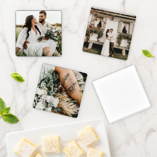 Special Custom Create Your Own Picture Coaster Set