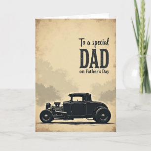 Special Dad Auto Silhouette Card