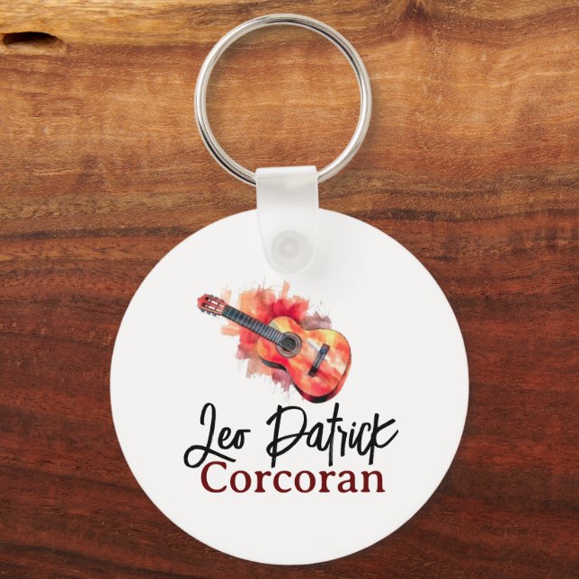 Special Dad Guitar Key Ring (Front)