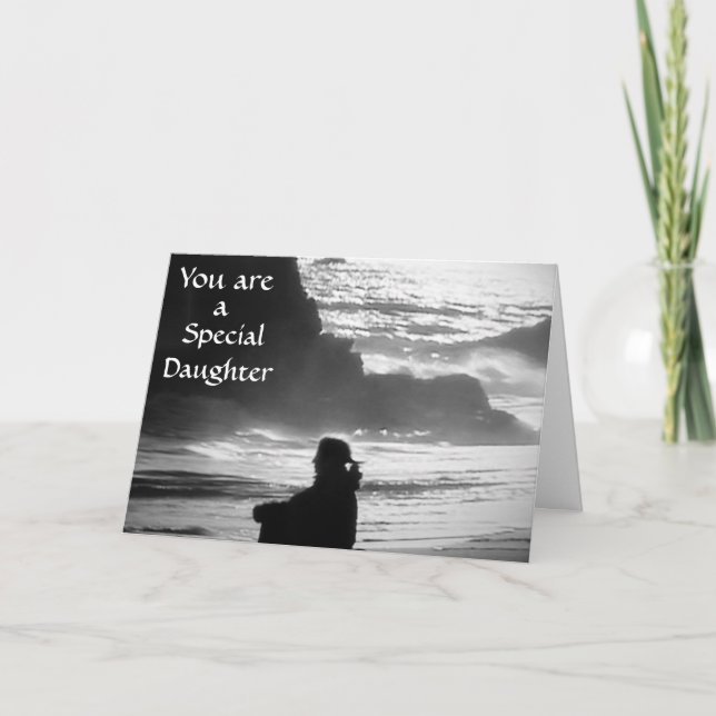 SPECIAL DAUGHTER BIRTHDAY CARD (Front)