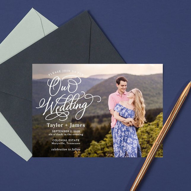 Special Day Elegant Photo Wedding Invitation (Creator Uploaded)