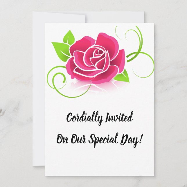 Special Day Invitation  (Front)