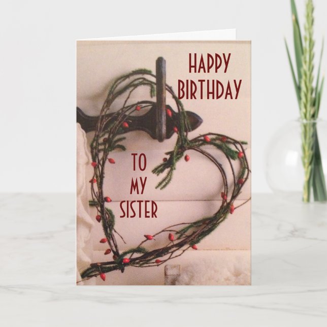 SPECIAL DAY LIKE YOU ON YOUR BIRTHDAY SISTER CARD (Front)